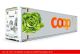 Container 45 ft Reefer COOP Kopfsalat weiss